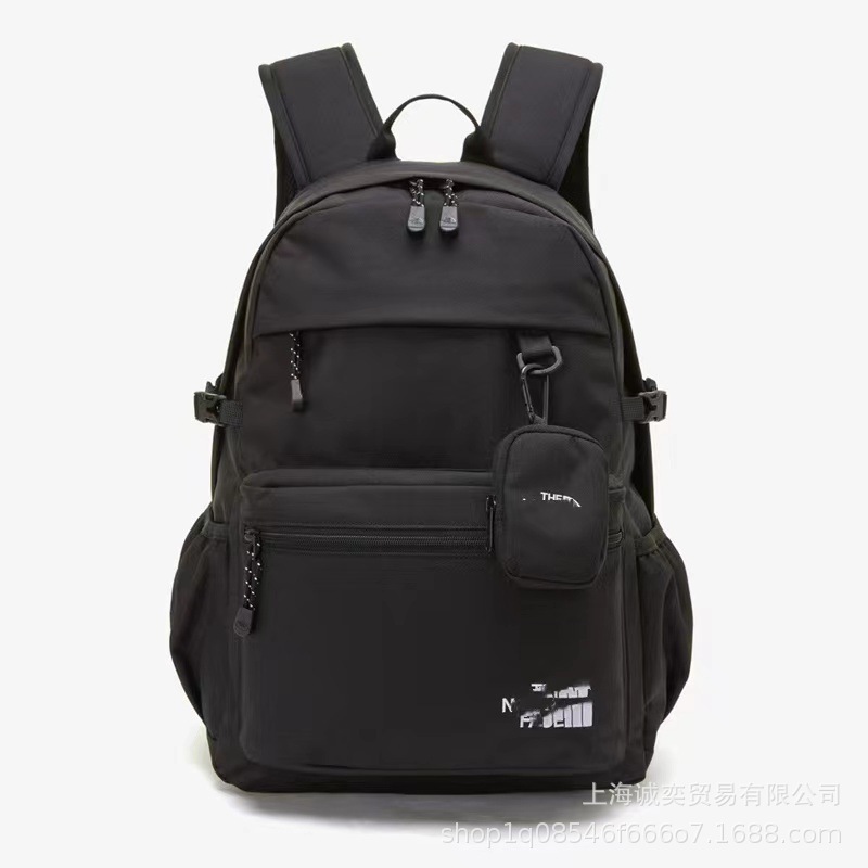 韩国潮流学生双肩背包男女情侣初中高中大学书包三合一休闲户外包|undefined