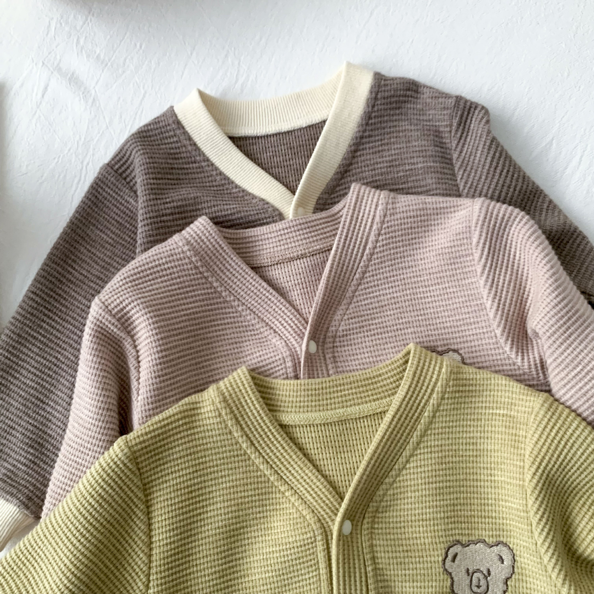 어린이 니트 카디건 봄과 가을  코트  의 한국 스타일 외출 옷 소년 소녀 감자 돼지 어린이 스웨터