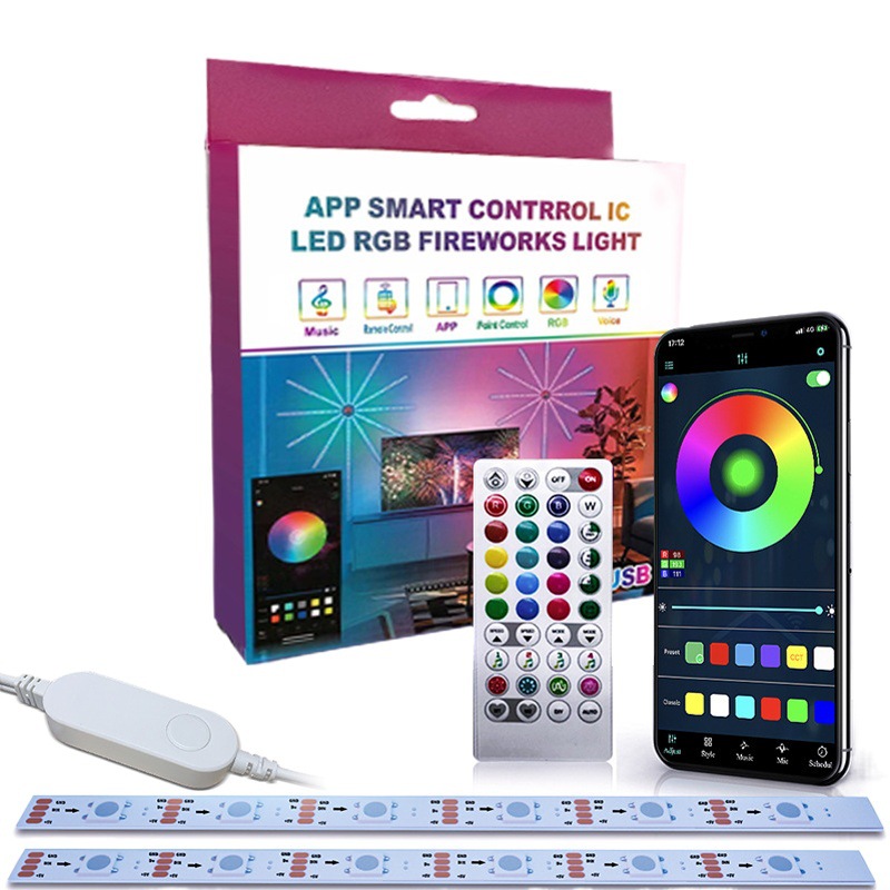 Celebridad de Internet lámpara de humo led color mágico controlado por voz sonido tambor meteorito explosión cielo estrellado luz a todo color con lámpara de ambiente decorativo de Navidad