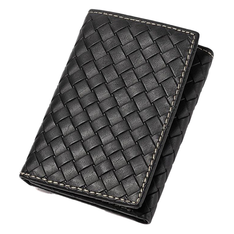 30% men's wallet vertical cowhide wallet cross-border hot sale New RFID anti-theft brush top layer cowhide wallet