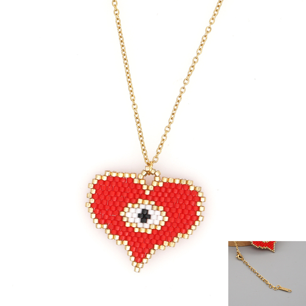 Miyuki Bead Eye Necklace