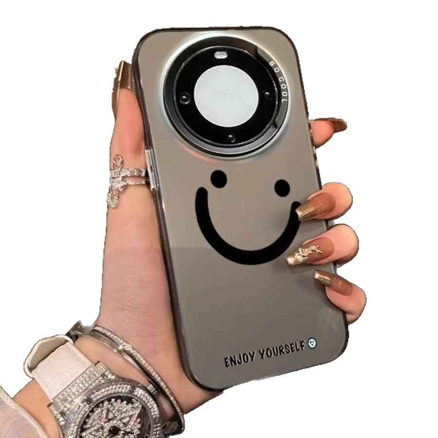 Smiley simple para Huawei Mate70Pro funda para teléfono móvil P70 nuevo Honor 100Pro/Nova12/P60/
