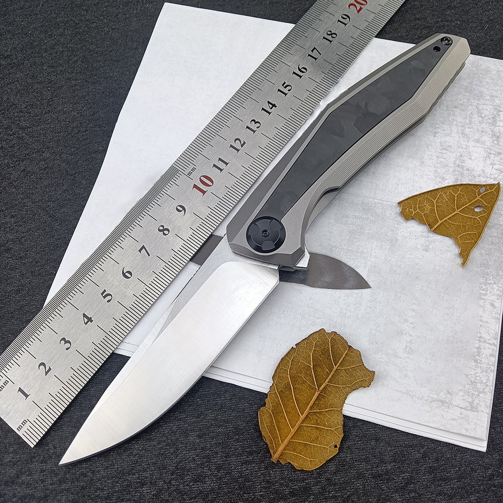 跨境热销ZT0470零容忍钛合金便携式小刀高硬度户外刀具登山折叠刀