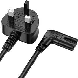 电源线兼容三星电视，Mellbree 右角度适配狭小空间 8 字形电源线