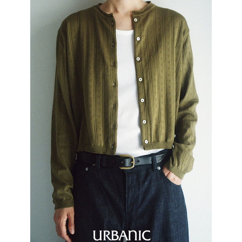 Now the New 2026 Spring Collection from Korean Designer Urba*Ic30 Features a Delicate Lace Collar and Hollow-Out Crochet Cardigan