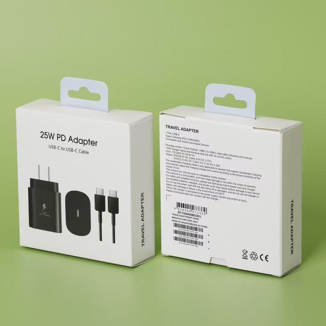 Cargador de Carga Rápida para Celular 25W PD 45W S22 con Carga Rápida