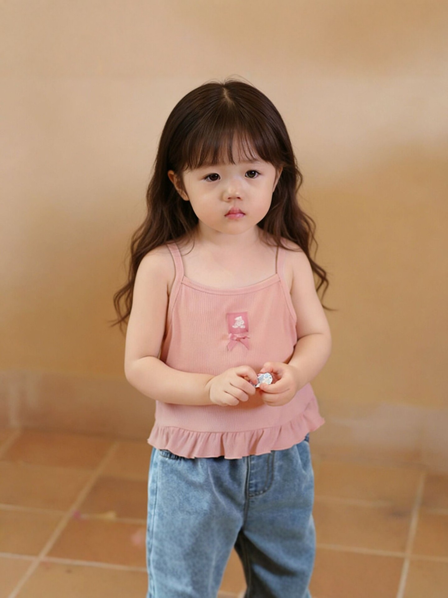 2026 nuevo chaleco de verano para niñas de estilo coreano chaleco sin mangas para niños chaleco lindo bebé
