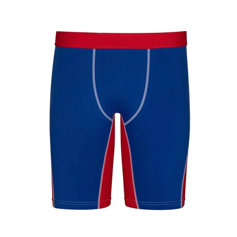 Men's Athletic Underwear, Breathable Thin Men's Underwear, Solid Color Extra Long Men's Underwear, Gym Briefs._voghion.com