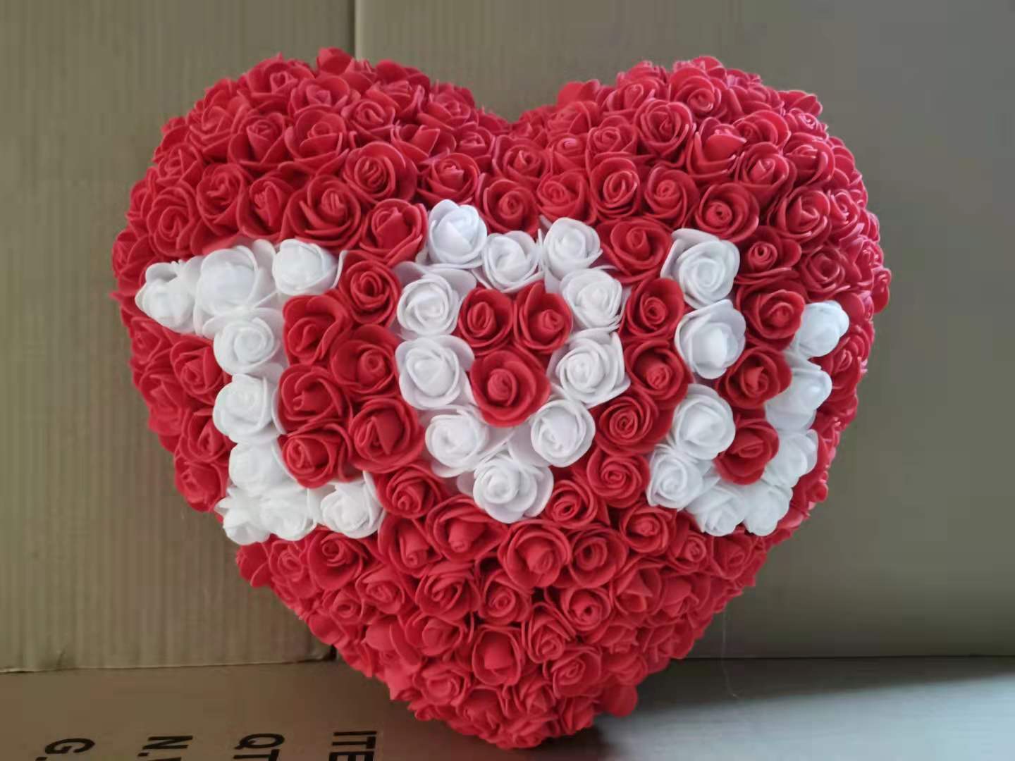 Fábrica al por mayor Rosa amor corazón flor Navidad Día de San Valentín confesión regalo cumpleaños regalo creativo