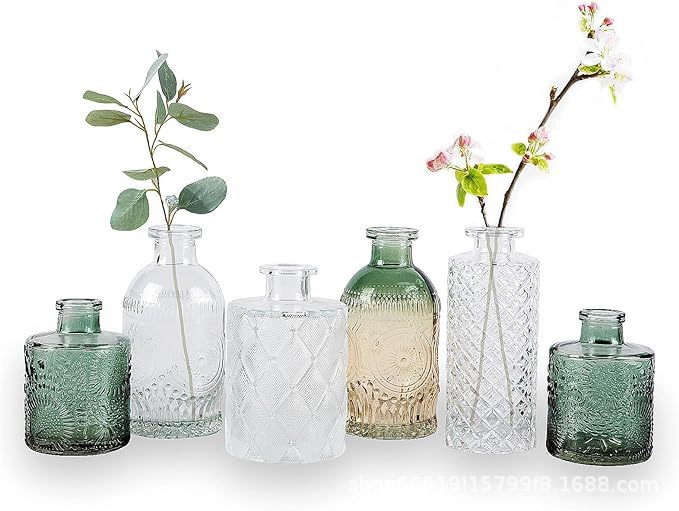 Vaso de vidrio decorativo transparente nórdico ins viento sala de estar decoración creativa vasijas de vidrio flores secas al por mayor hidroponic