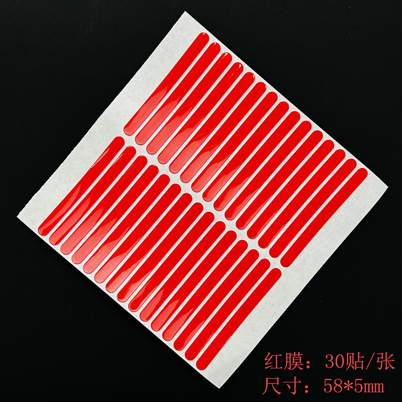 A · HER · N tira adhesiva de manicura transparente de dos lados de la muestra de uñas sin marca de alta permeabilidad adhesiva de dos lados de goma de soja