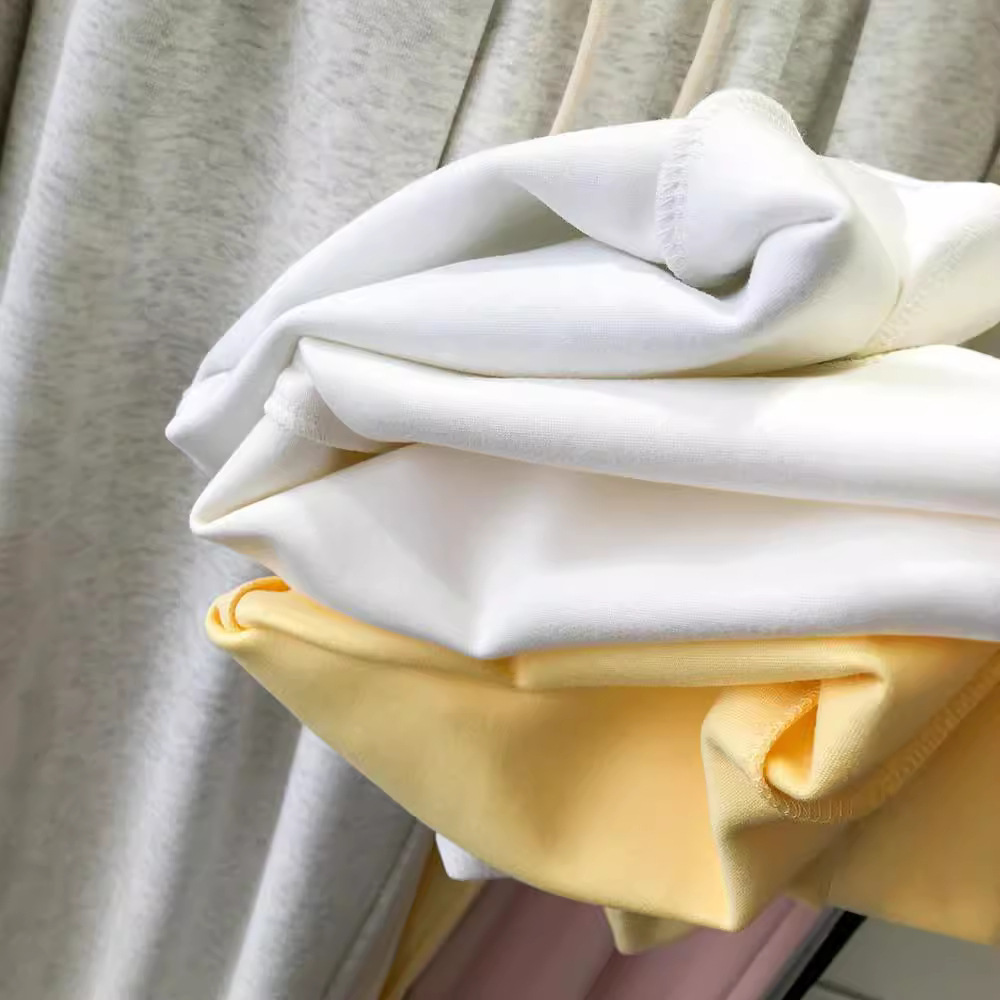 Nuevo estilo coreano de principios de otoño pantalones de piernas anchas rectas para mujeres pantalones deportivos casuales de color macaron sueltos pantalones de algodón largos image 6