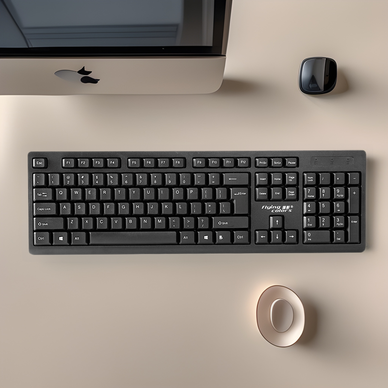 Kit de teclado y ratón USB con cable para oficina