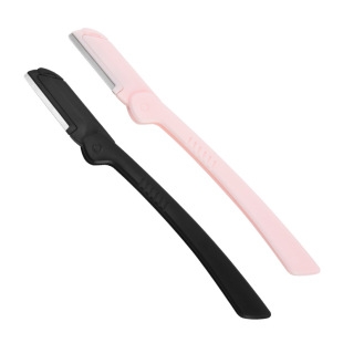 Manufacturer Folding Eyebrow Trimmer Portable Eyebrow Trimmer Beauty Eyebrow Trimming Tools Stainless Steel Blade Eyebrow Trimming Tools Wholesale