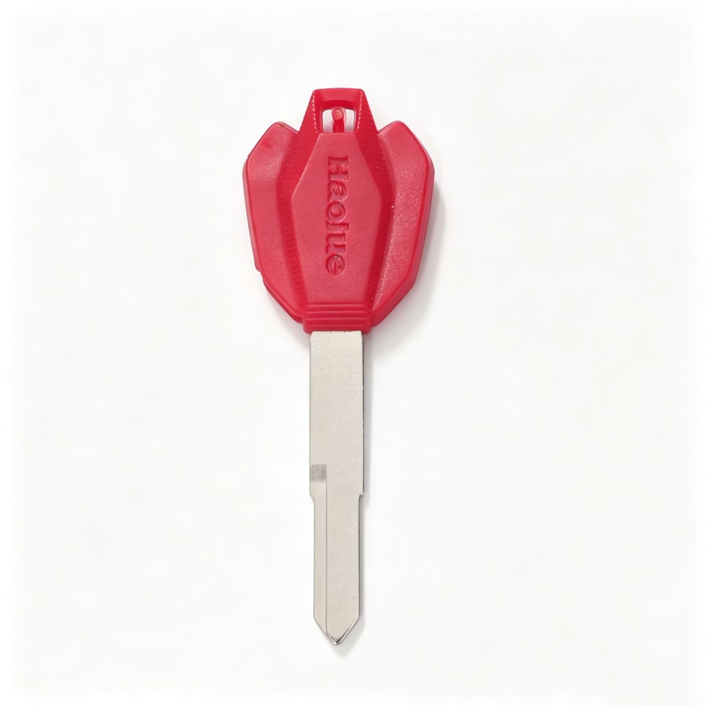 Suitable for Haojue Motorcycle Dr160 Dr150 Key Blank Hj150-10C Key with Chip Set Lock Handle