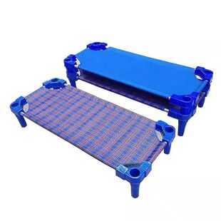 Factory Direct Sales Kindergarten Crib Bed Cloth Plastic Bed Feet Kidsren's Nap Bed Canvas Bed Crib Accessories