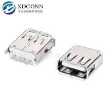 USB�������o��ĸ�� Aĸ2.0����ʽ180�� �����������z ��߅/ֱ߅