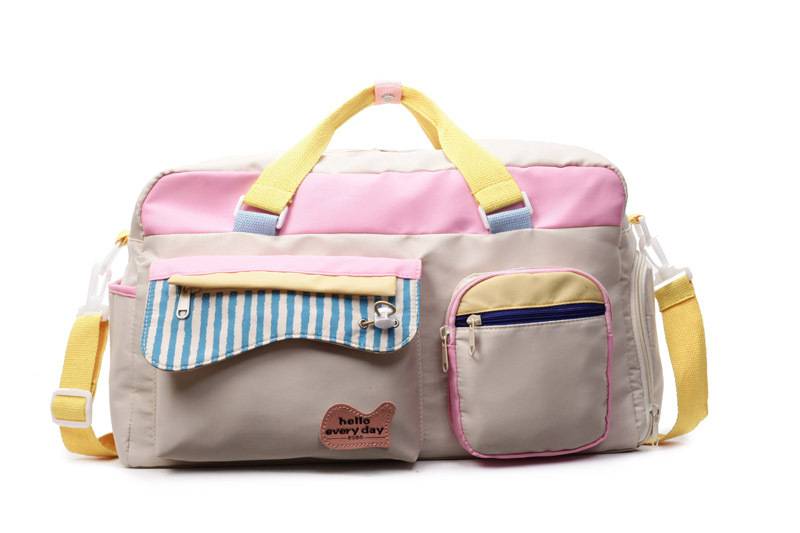 ホットセールドーパミンかわいいトラベルバッグコントラストカラーボーディングバッグ荷物バッグ短距離妊娠検査マタニティバッグスポーツフィットネスバッグ|undefined