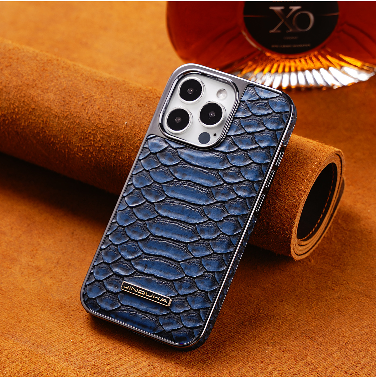 Ốp lưng da họa tiết rắn mạ điện chống rơi cho iPhone 12–16 Pro Max — [Đen] vân rắn ◆ Công nghệ mạ điện lỗ lớn, [Màu xanh lam] vân rắn ◆ Quy trình mạ điện lỗ lớn, [Màu nâu nhạt] vân rắn ◆ Quy trình mạ điện lỗ lớn, [Màu nâu sẫm] vân rắn ◆ Quy trình mạ điện lỗ lớn chi tiết 12