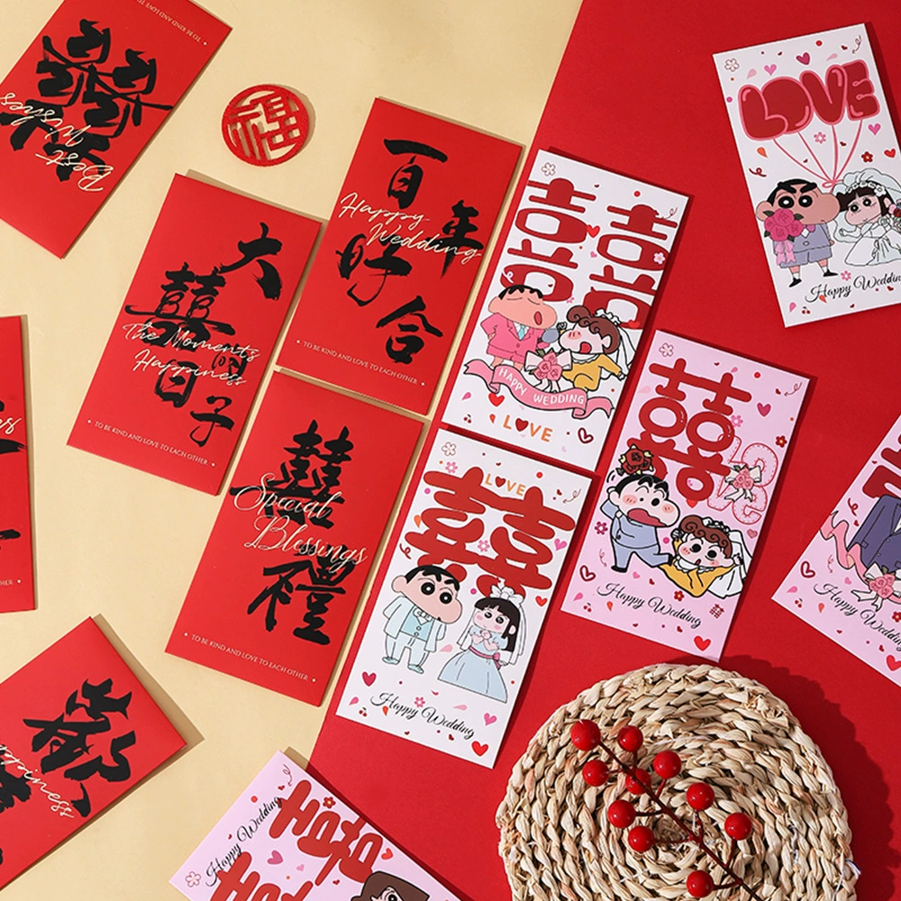 Красный конверт для свадьбы для 2025 новой свадьбы