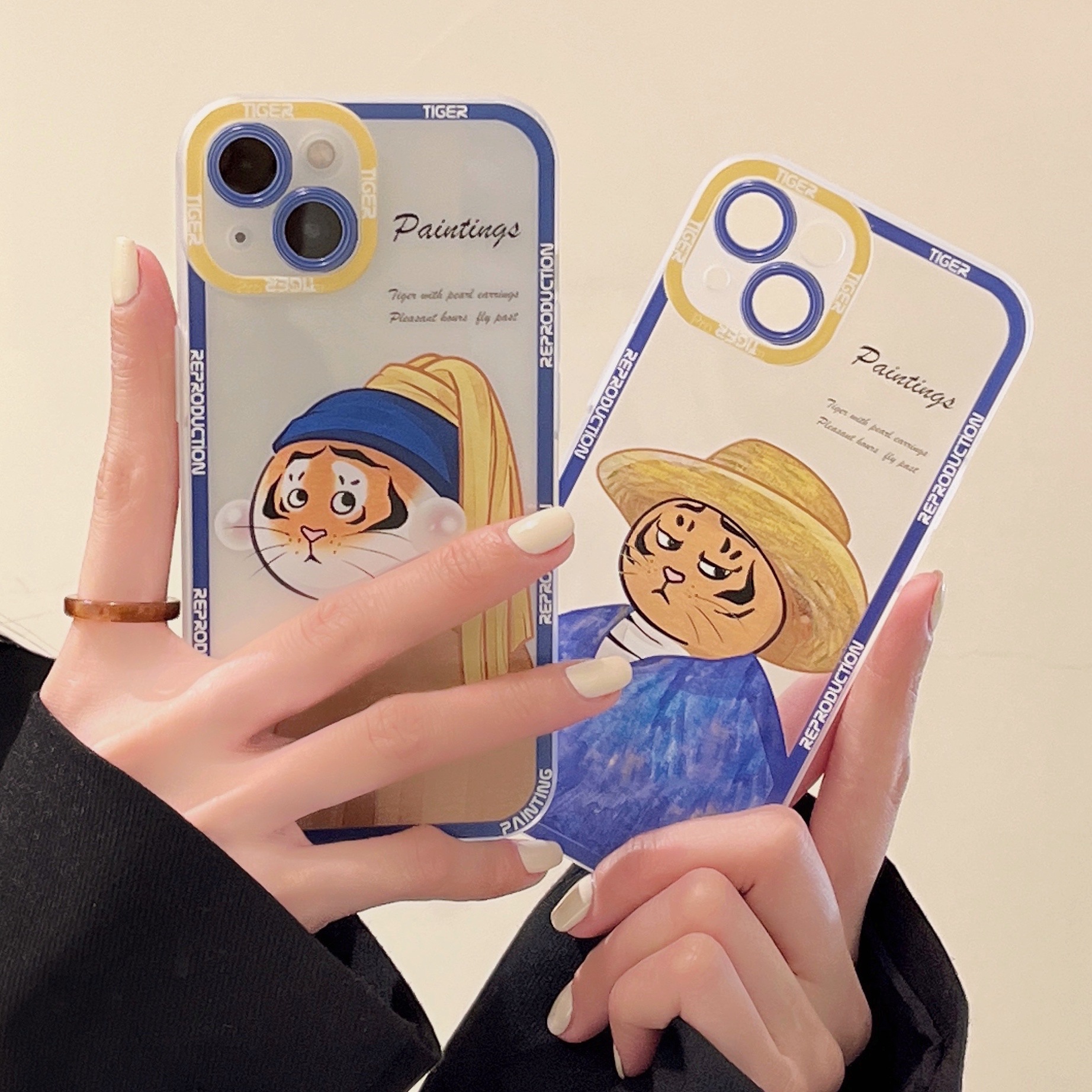 Fashion Creative Transparent Elf Eye All-inclusive Bear Astronaut Protective Case For Iphone display picture 7