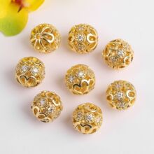 ��ɫ14k�������΢��ʯ�U��������diy���ɢ���朴����Ʒ���