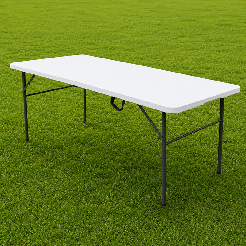 200Cmhdpe Blow-Molded Folding Table Outdoor Banquet Table Folding Banquet Table Commercial Activity Table 200Cmhdpe Blow-Molded Folding Table Outdoor Banquet Table Folding Banquet Table Commercial Activity Table