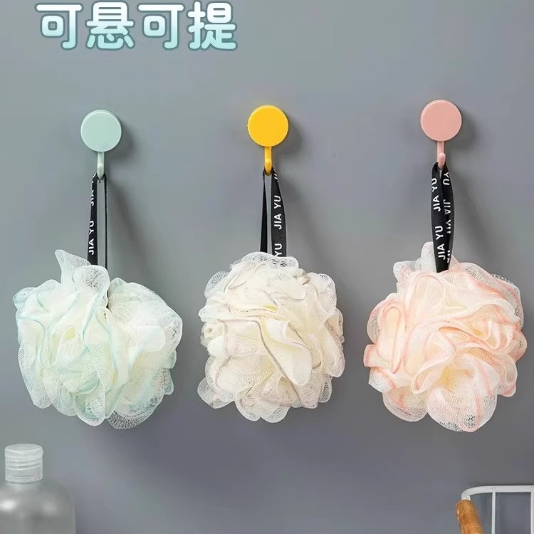 Bola de baño grande nueva flor de baño suave no dispersa durabilidad linda chica bola de baño lavabo espalda