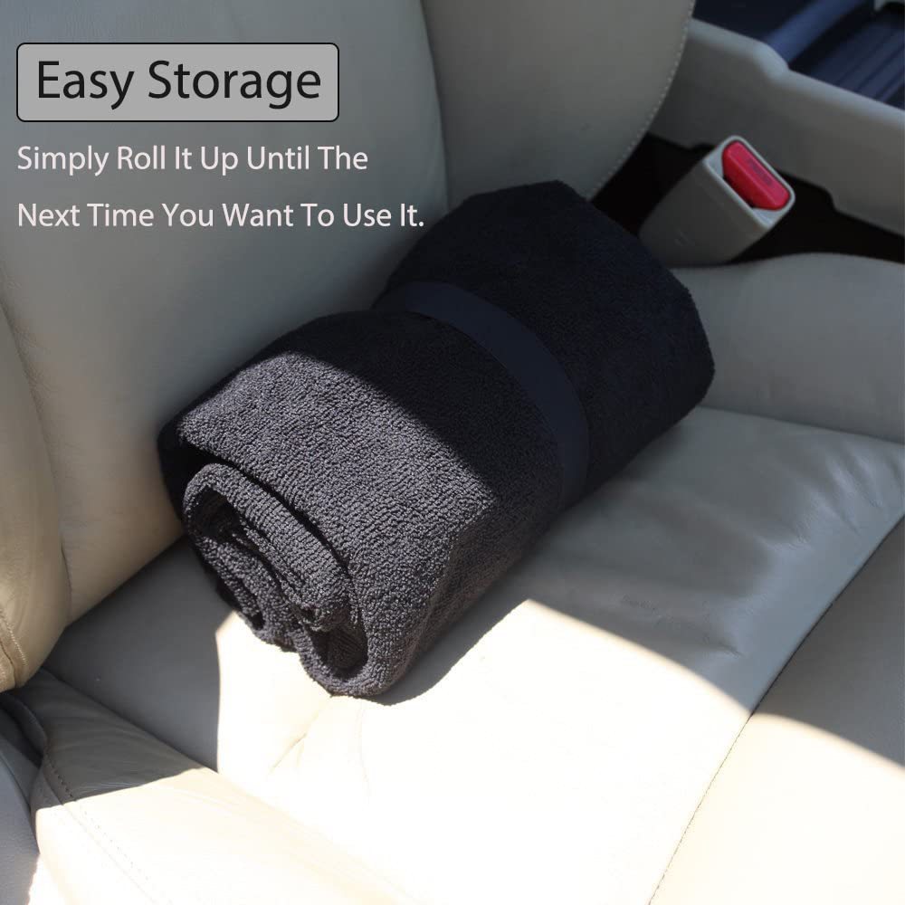 Car seat cushion cover, sweat-absorbing towel, universal car seat cushion for all seasons, dustproof, waterproof, and sweatproof car seat cover