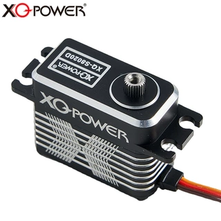 XQ-S8020D数码舵机20KG扭力8.4V空心杯钢齿不扫齿 抛投挂载器舵机