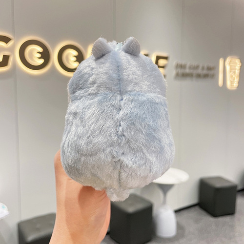 Creative hamster plush pendant key chain doll doll wholesale couple doll bag key chain plush toy