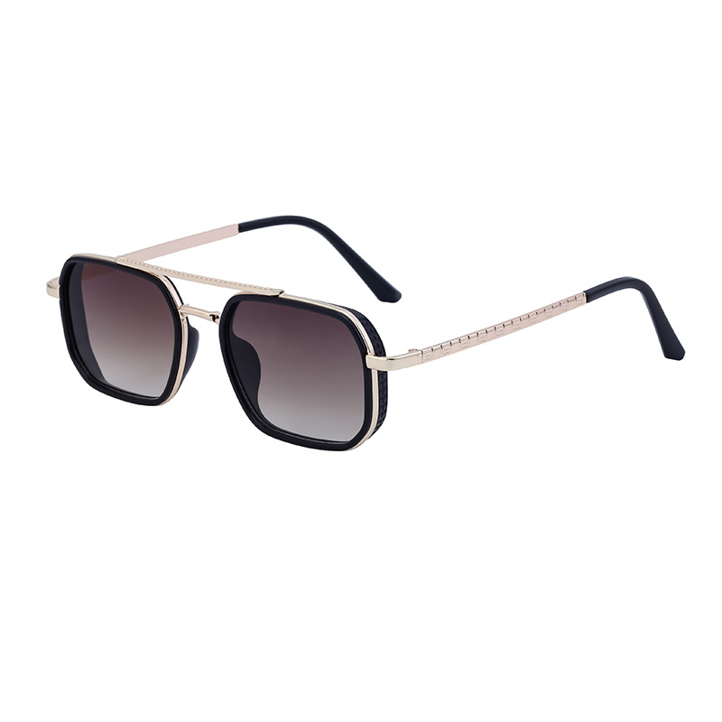 Lunettes de soleil Style Punk Steam pour hommes, nouvelle mode européenne et américaine décontractée, simples et polyvalentes, boîte rétro, 2024_voghion.com