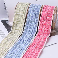 Scallion-flavored small fragrant bead edge woven strap DIY bow hair accessory clothing skirt shoe flower accessory bag strap