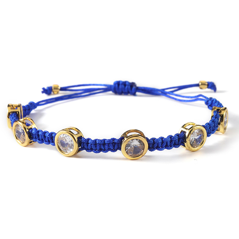 1 Piece Bohemian Geometric rope Inlay Zircon Womenu0027S Bracelets