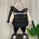 Autumn and Winter new children's vest boys and girls baby thickened warm fashion letter printed down cotton vest outer wear