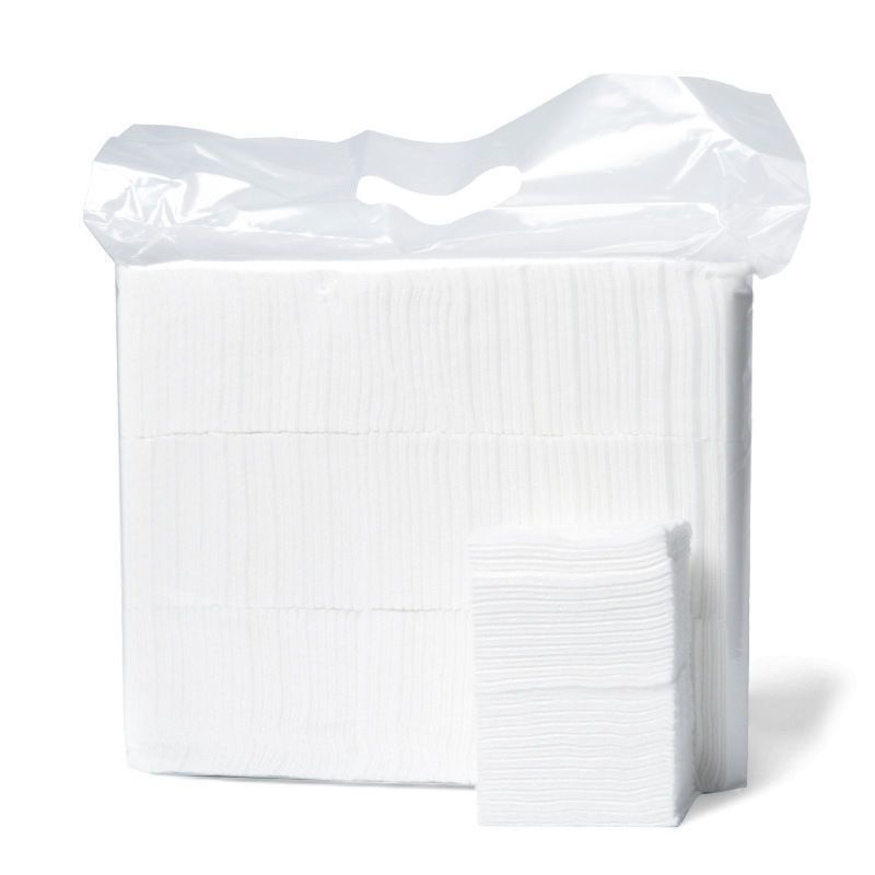 El salón de belleza bordado espeso de algodón húmedo algodón limpiador de maquillaje no se desprende de cejas limpieza de artículos de belleza