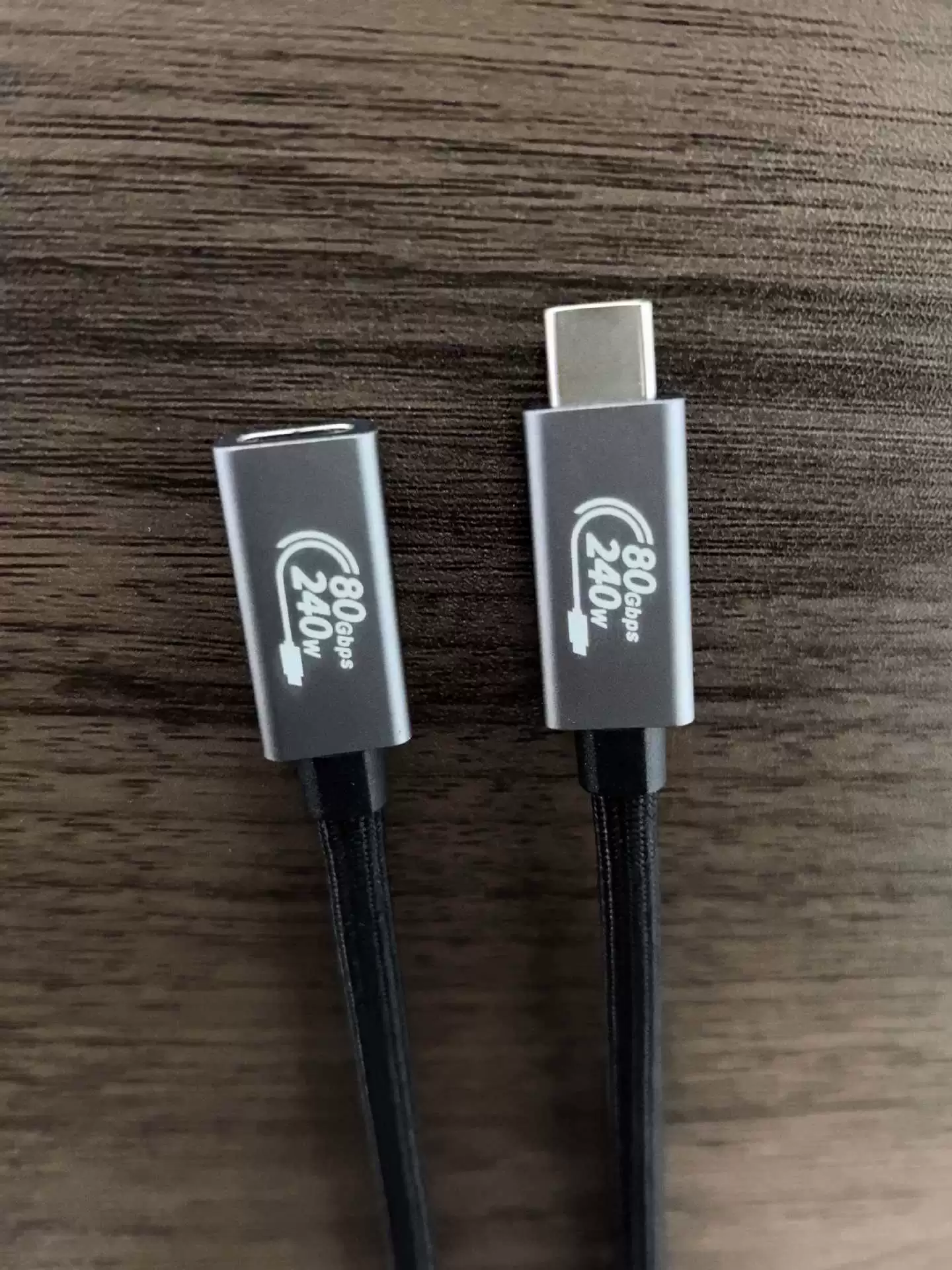 USB4 полнофункциональный удлинительный кабель двойного Type-C совместимый Thunderbolt 4/3 быстрая зарядка кабель 40 Гбит/с высокая скорость передачи