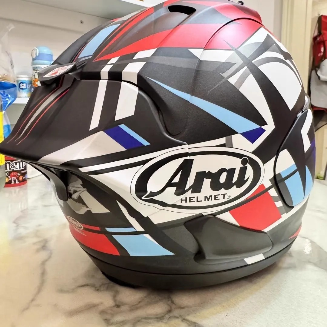 Suitable for Arairx7X Takahashi Kou Helmet Competition Color Painting Modified Tail Wing, Same Style Takahashi Kou Rx7X Modification Accessories