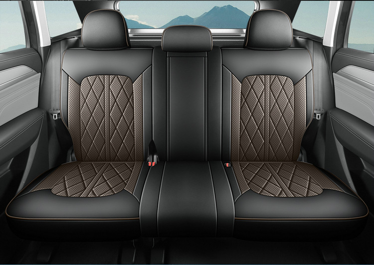 Volkswagen Touring Car Seat Cover, Universal for All Seasons, Fully Surrounded by Wear-Resistant Leather, Five-Seater, New Touring Special Car Seat Cushion Cover