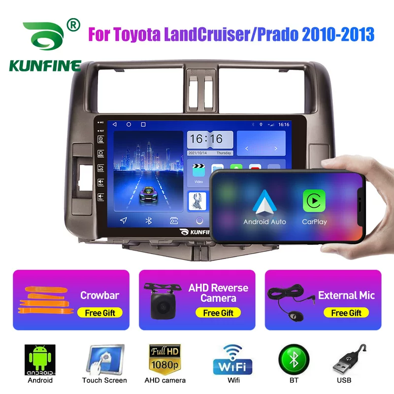 Подходит для Toyota Prado/Baodai 2010-2013 Android навигатор разворот изображения в сборе