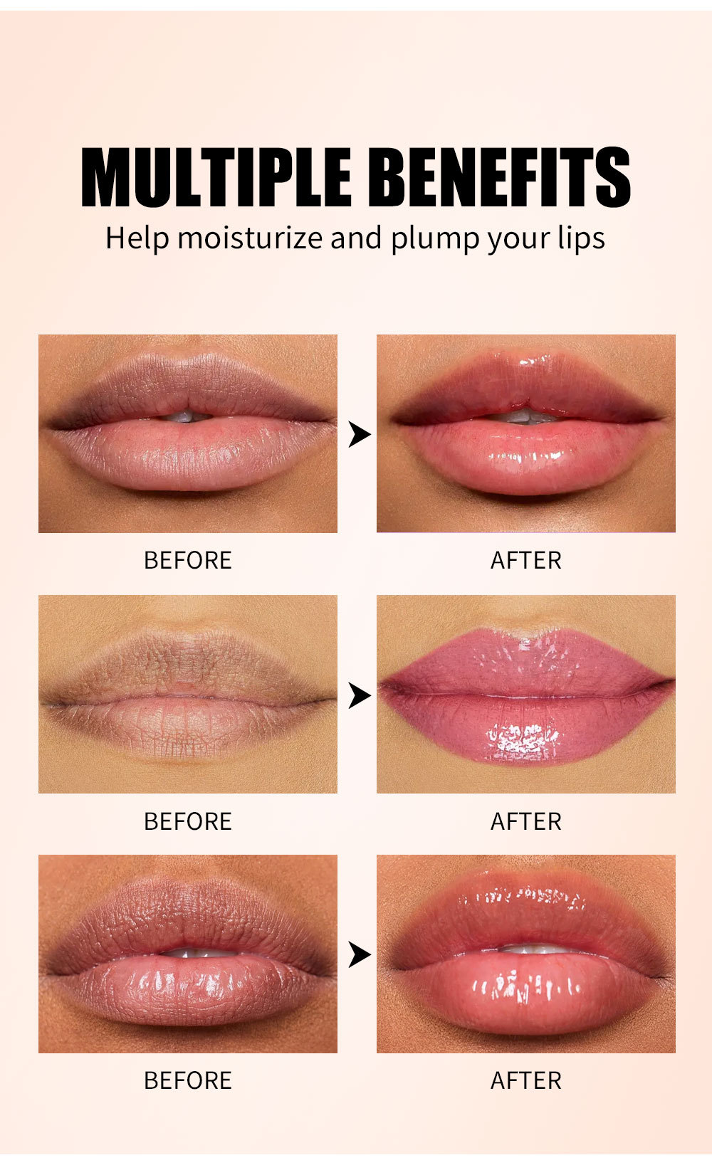 Julystar Lip Makeup, Water Gloss Lip Oil, Mirror Puffy Lip Gloss Item Picture