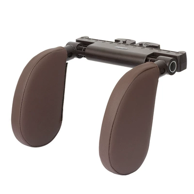 Cervical Spine Protection Anti-Collision U-Shaped — Headrest - a10-memory-foam-leather-model-coffee-color