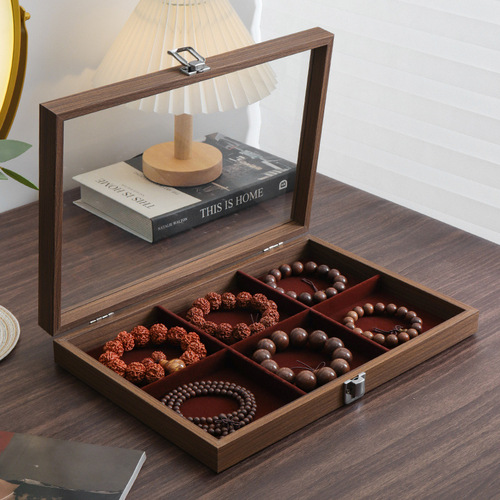 New product dust-proof jewelry box with lid, bracelet storage box, bracelet bracelet box, jade bracelet jewelry box, jewelry box