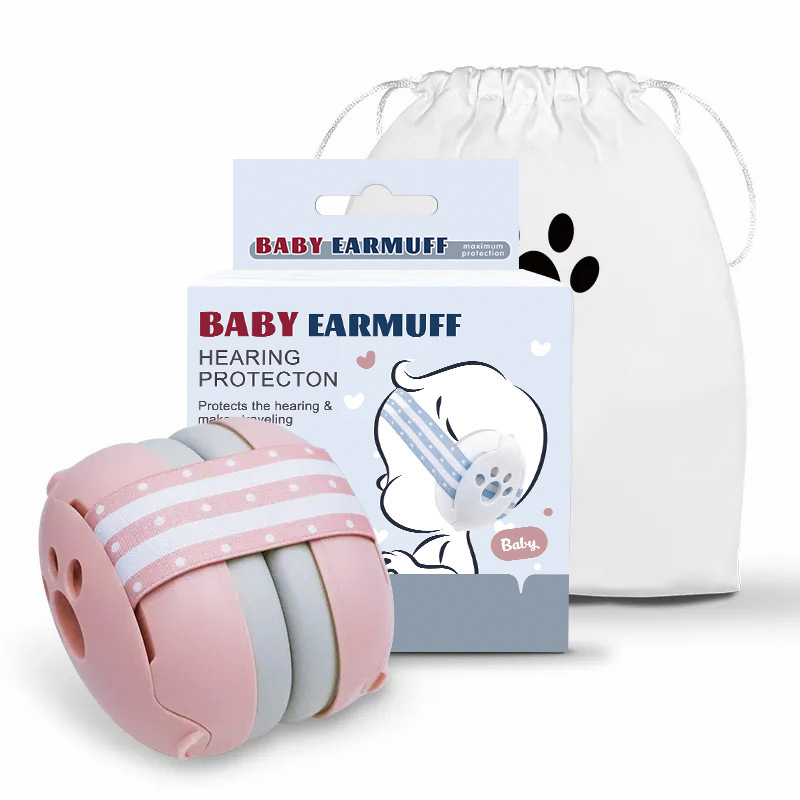 Baby Soundproof Earmuffs, Baby Noise-Proof Sleep Headphones, Newborns' Hearing Protection Earmuffs for Flying