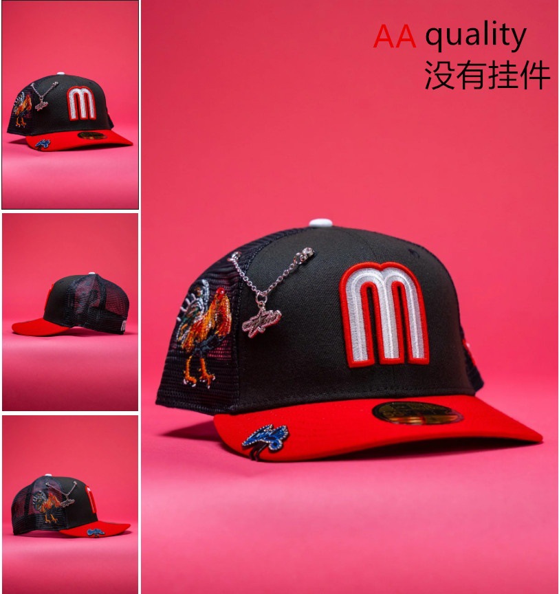 Comercio exterior transfronterizo al por mayor 2026 AA gorra de boca de pato bordado tridimensional ajustable gorra de hip-hop Yankees Dodgers