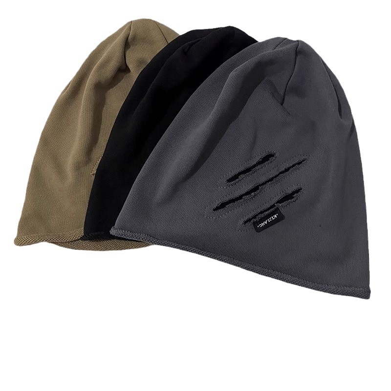 2023 nuevos productos hip-hop gorra fría mujer otoño invierno arañazos montones de gorra mujer suelta cabeza grande girantes de viento vestir