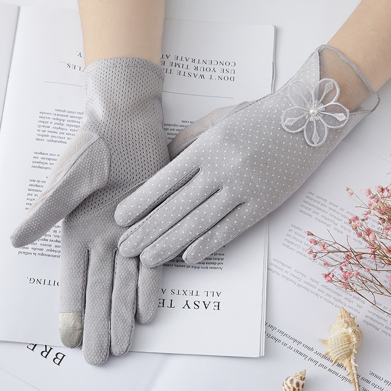 Cotton summer gloves