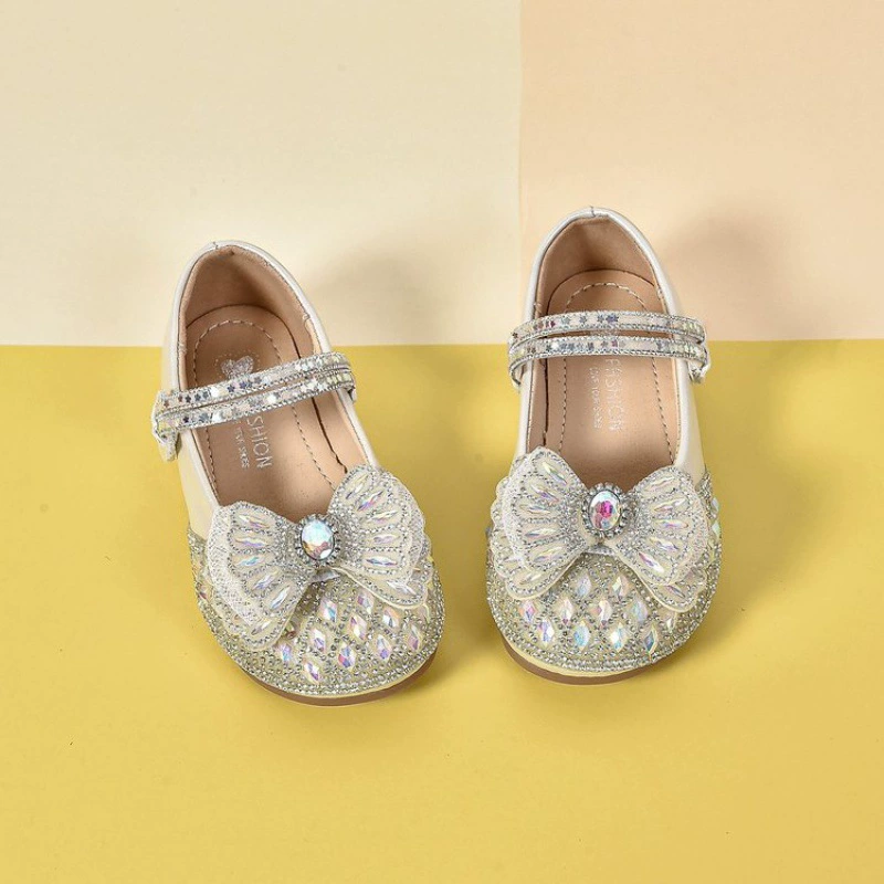 Круглая головка ПУ корейская версия резиновая детская повседневная весенняя и осенняя кожаная обувь 3 года липучка