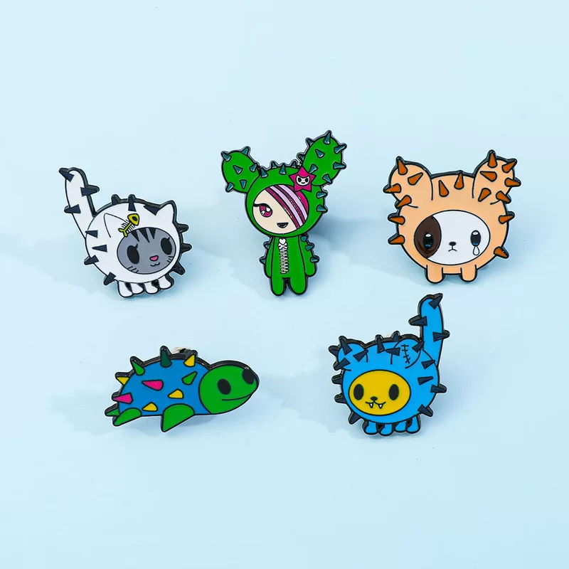Creative cartoon badge, brooch, backpack, bag accessory