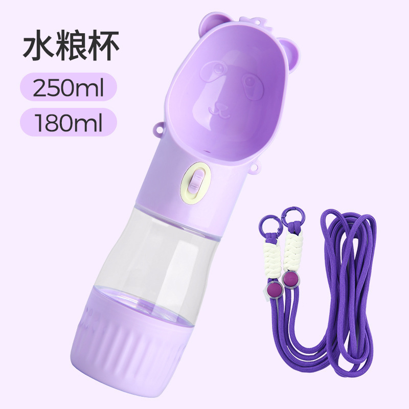 Taza de agua portátil para perros, bebida de agua para mascotas, alimento para perros al aire libre, bebida de agua para bebidas